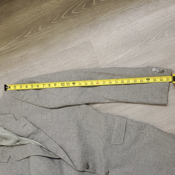 True vintage LEBOW Boyd's Philadelphia mens 100% cashmere blazer size 42 - Picture 16 of 16
